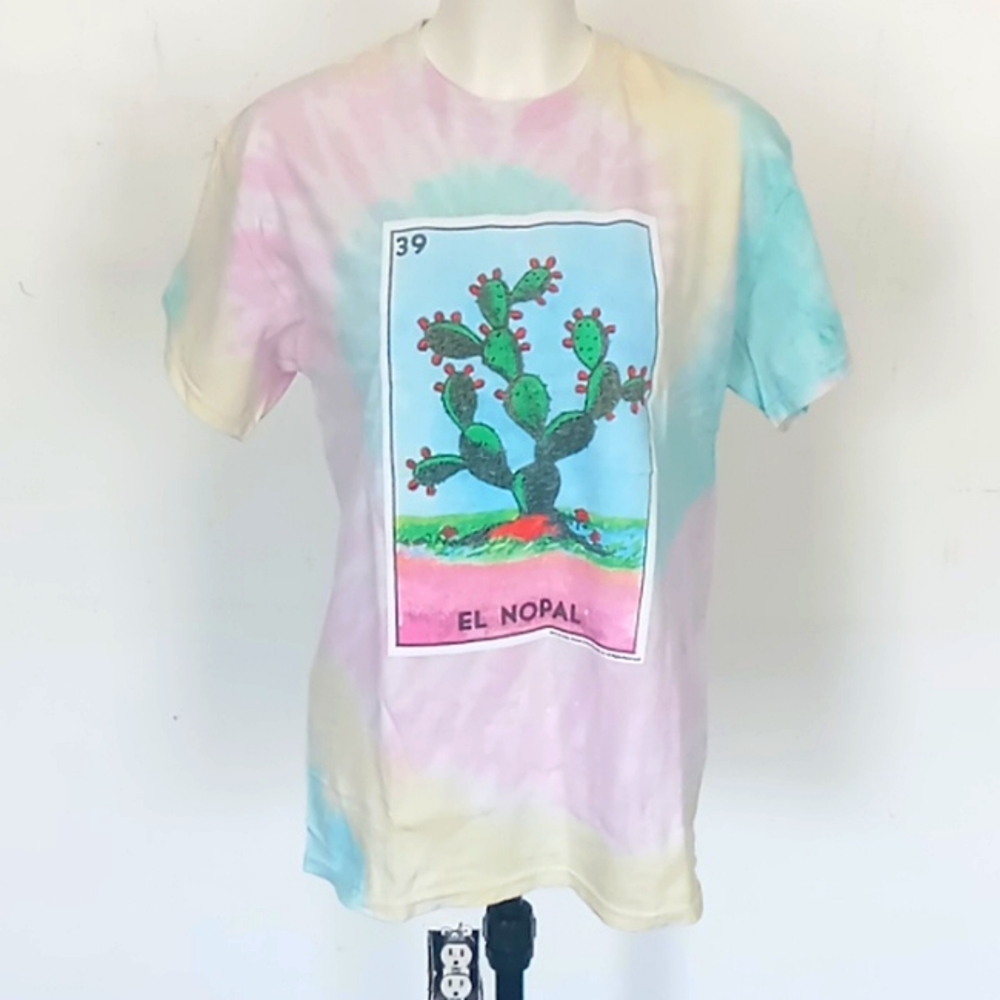 Loteria "El Nopal" Tie-Dye T-Shirt